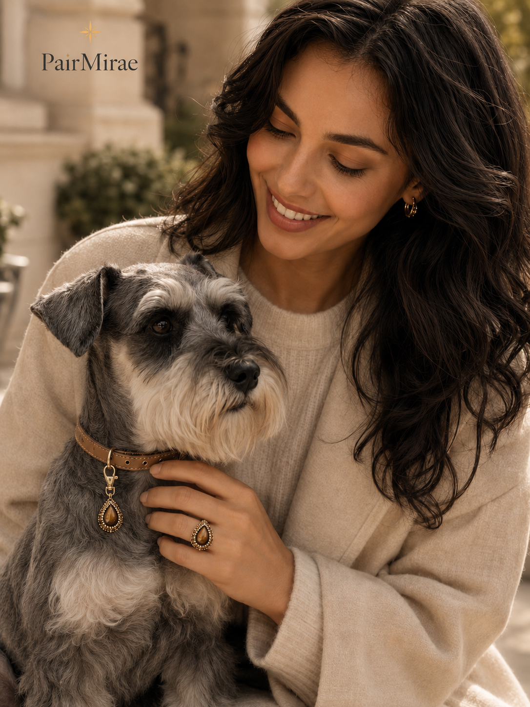Golden Tiger Matching Set – Necklace + Pet Charm
