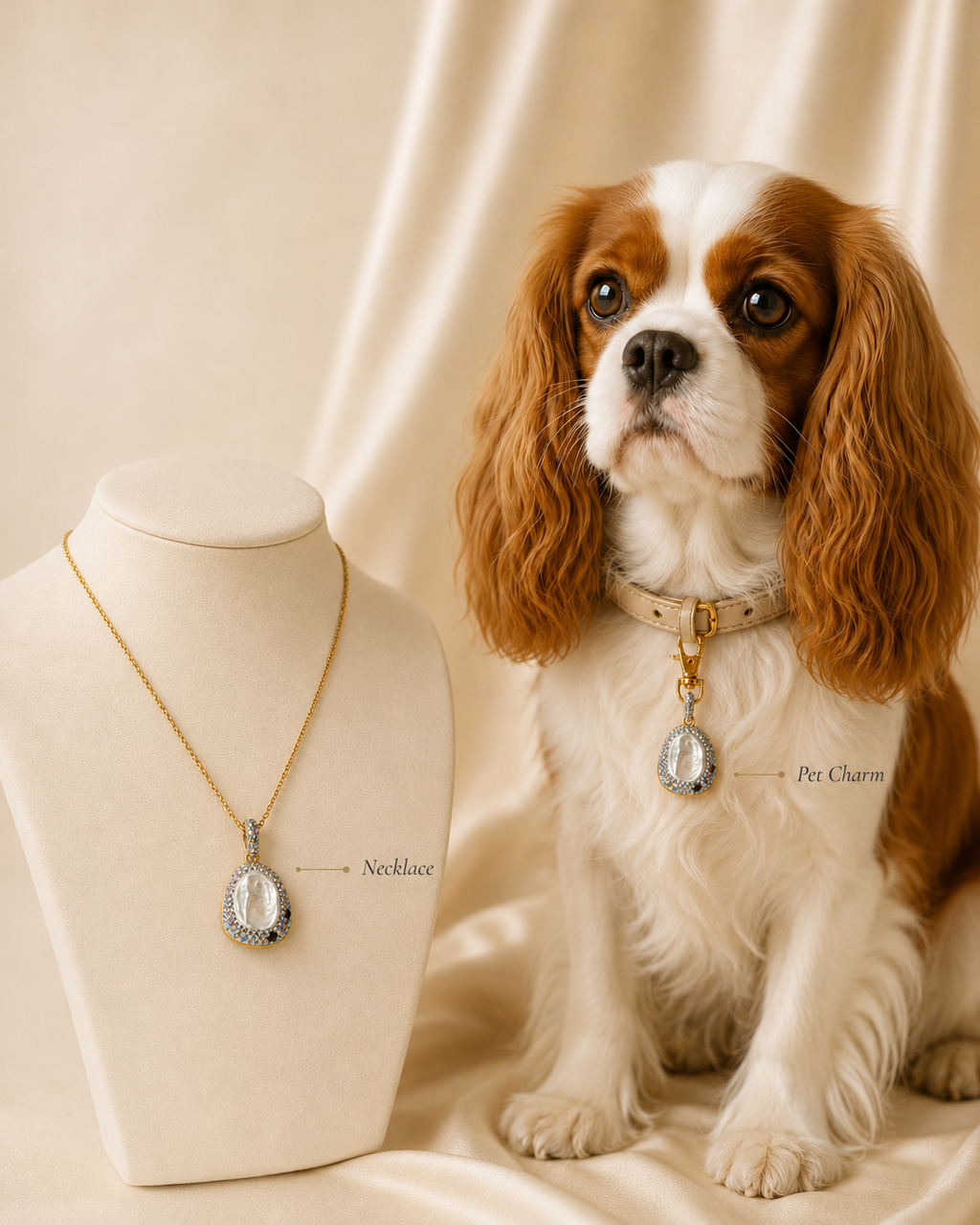 Midnight Crystal Matching Set – Pet & Owner Jewelry