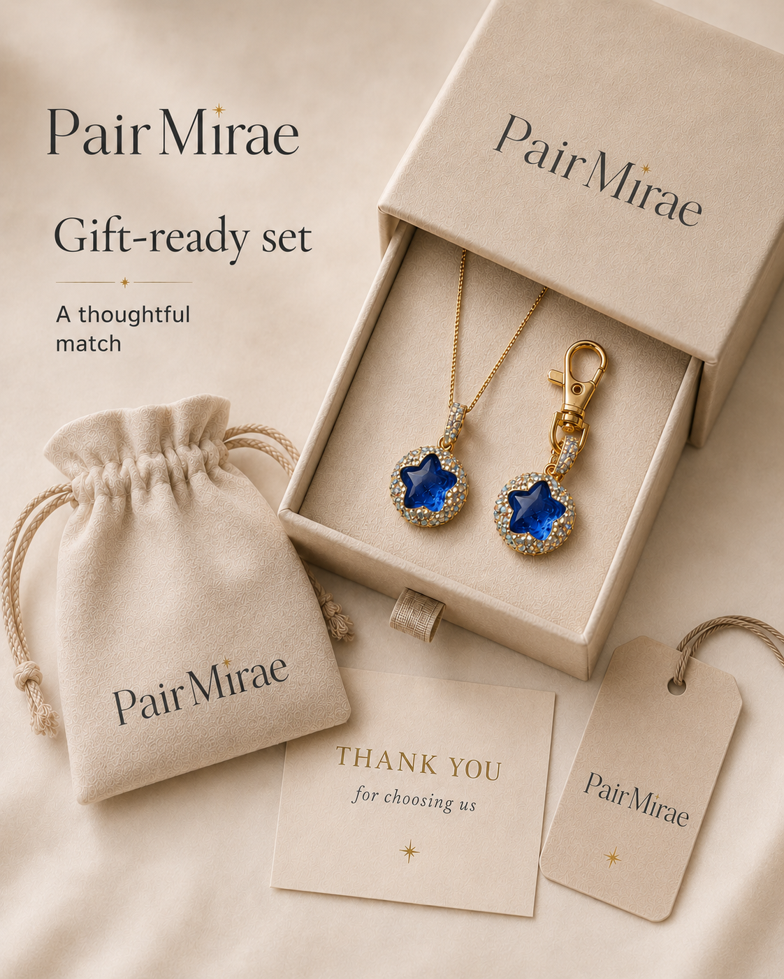 Lucky Star Matching Set – Pet & Owner Jewelry